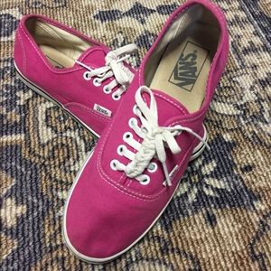 Magenta Vans